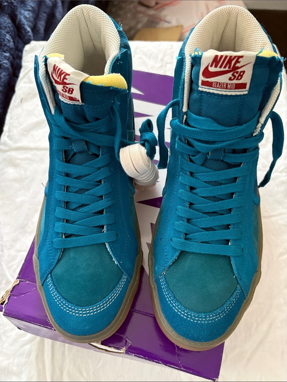 Nike Blazer Mid Women’s Teal High-Top Sneakers
